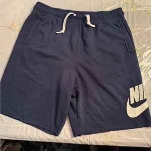 Nike Blue Athletic Shorts with Elastic Waistband